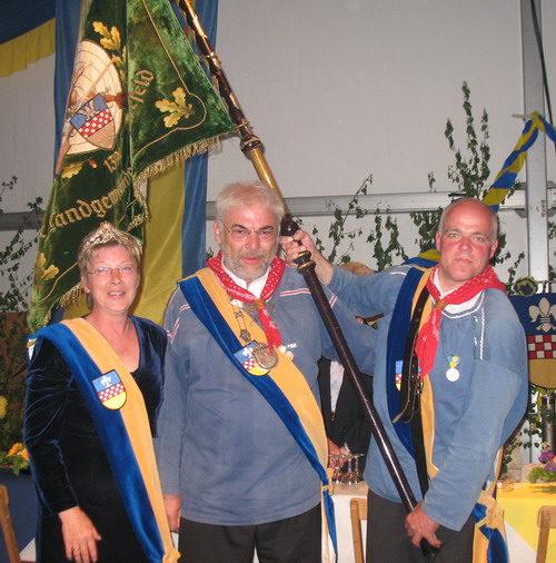 Königin Heidi Wallbrecher; König Jens Wallbrecher; Fähnrich Bernd Allefeld